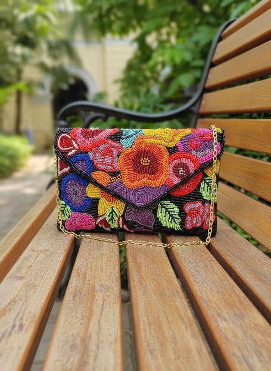 Crystal Stone Clutch