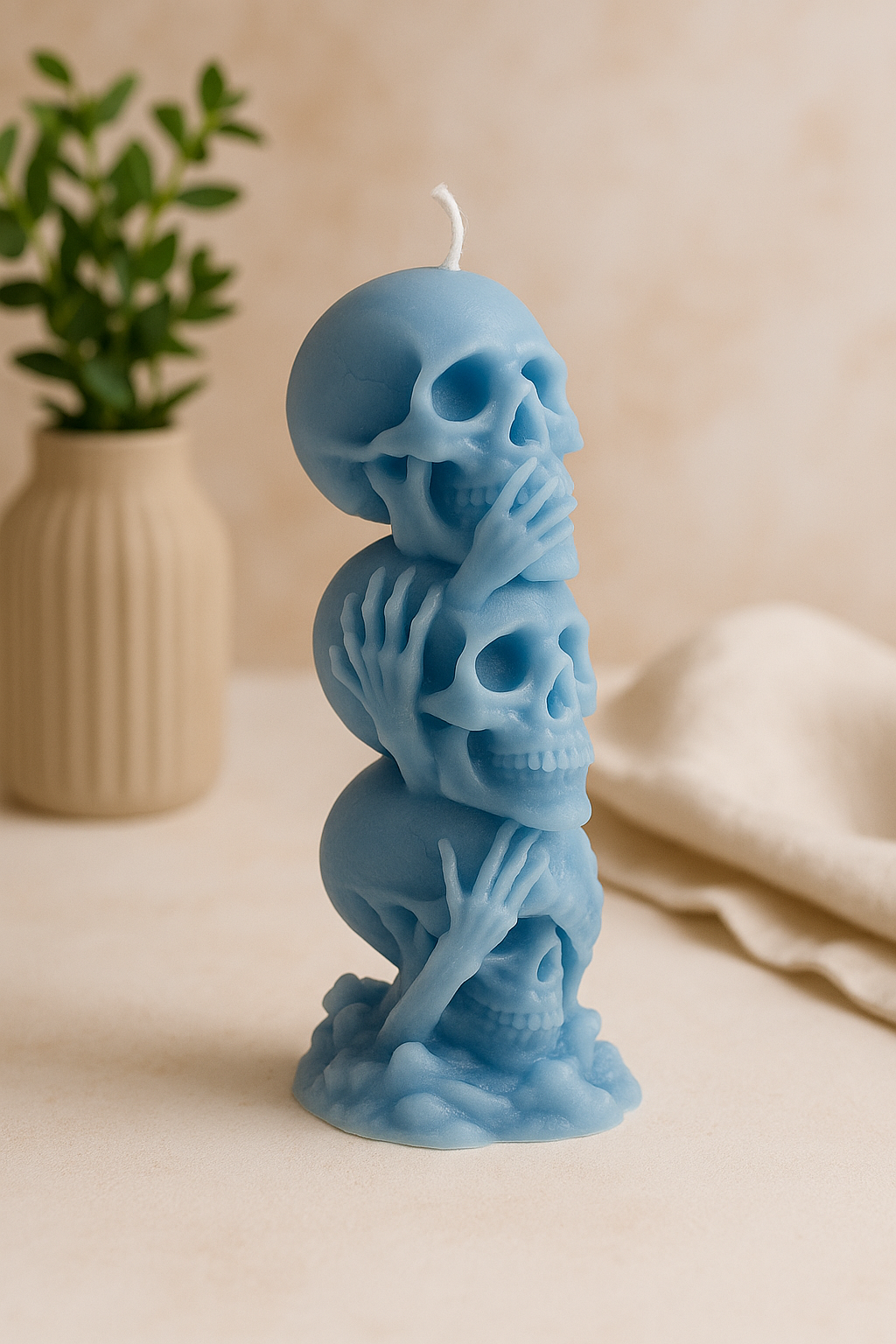 Skeleton Candle
